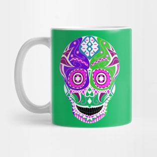 skull candy with smiley death Mug